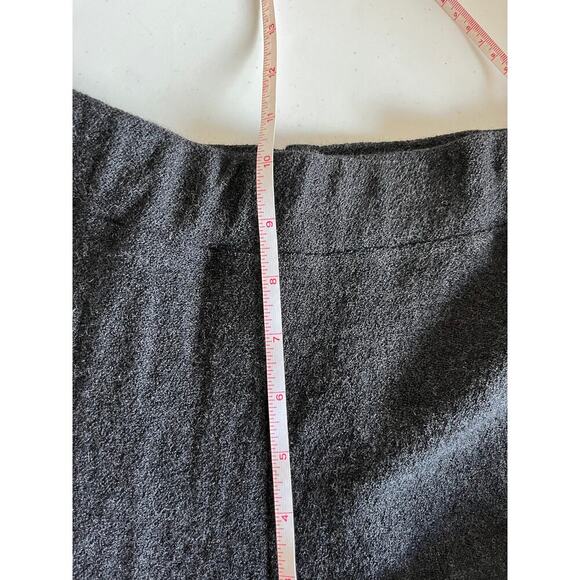 Eileen Fisher Gray Pull On Pants Minimalist Office Career Contemporary Casual M - Picture 7 of 8